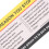 100Pcs Multi Color Paper Creative Parking Warning Cards for Road Use 9