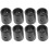24Pcs Black Foosball Table Stopper Rings Durable PVC for Use 2