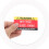 100Pcs Multi Color Paper Creative Parking Warning Cards for Road Use 7