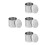 4Pcs Lab Soil Sampler Kit Stainless Steel Containers Lock 6