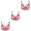 3Pcs Red Hamster Cage Hammock Soft Cotton Warm Small Pet Rest 7