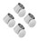 4Pcs Lab Soil Sampler Kit Stainless Steel Containers Lock 8
