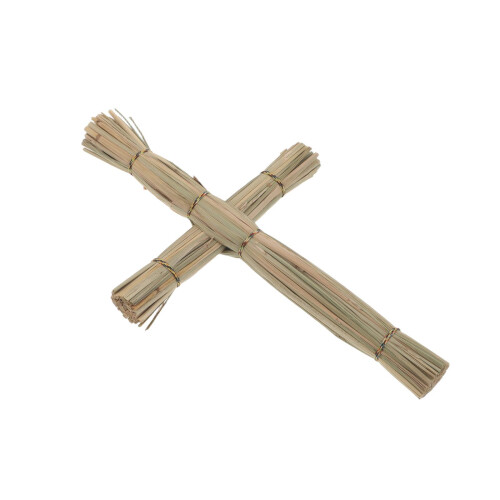 5Pcs Rustic Straw St. 's Cross Irish Cultural Symbol Wall Accent 2
