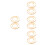 16Pcs Handmade Bamboo Strips Beige Smooth Flexible for Basket Weaving 4