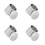 4Pcs Lab Soil Sampler Kit Stainless Steel Containers Lock 5