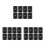 24Pcs Black Foosball Table Stopper Rings Durable PVC for Use 9