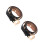 2Pz Holed in PU Nera Stile Fashion Per 4