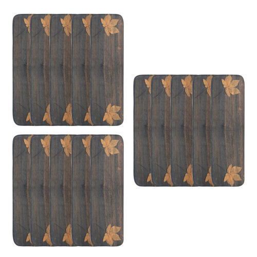 15Pz Tappeti Marroni Antiscivolo E Autoadesivi Per Uso Domestico 1
