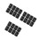 24Pcs Black Foosball Table Stopper Rings Durable PVC for Use 8