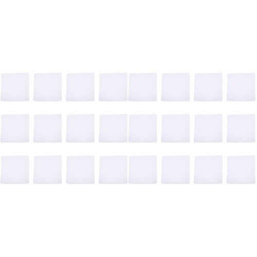 24 Pcs Plain Pure White Square Scarf Box Gift 1