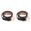 2Pz Holed in PU Nera Stile Fashion Per 5