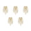 5Pz Spalline Decorative Con Nappa E Per Festa 4