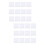 24 Pcs Plain Pure White Square Scarf Box Gift 7