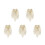 5Pz Spalline Decorative Con Nappa E Per Festa 6
