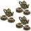 3Set Mini Teiere Simulazione Con Finitura Elegante Per 8