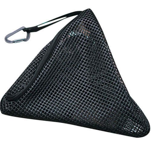 2Pz Borsa Rete Nera PVC Appendibile Per Outdoor