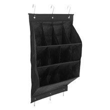 4Pz Porta Scarpe Appeso Nero Facile Installazione Per Porte E Armadi