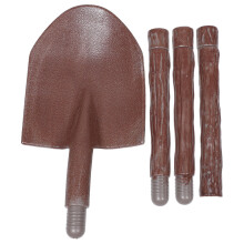 2Pz Pala Cosplay Marrone Strumento Festa Halloween Decorativo