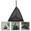 2Pz Borsa Rete Nera PVC Appendibile Per Outdoor 7