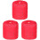 3Pz Custodia Rosso Per Friggitrice E Pentola A Pressione Con 2