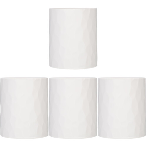 4Pz Porta E Penne in Silicone Bianco Per Ufficio E 1