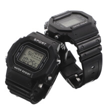 2Pz Orologi Sportivi Nero Teens Impermeabile