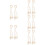 10Pz Banane Macramè in Cotone Beige, Organizer Frutta Casa 10