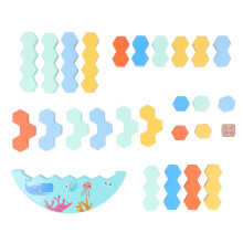 Improve Social Skills Logical Learning Puzzle Balance Stacking Game Family Interactive Toy Promote Communication With Dice Play Montessori