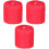 3Pz Custodia Rosso Per Friggitrice E Pentola A Pressione Con 3