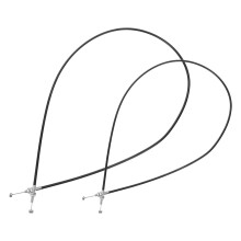 10Pz Cavi Recliner Ricambio Neri Con Base in Gomma Per