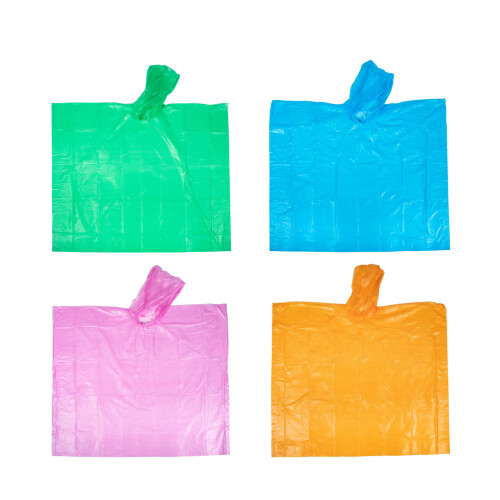 12Pz Poncho Pratici Resistenti in Peva