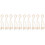 10Pz Banane Macramè in Cotone Beige, Organizer Frutta Casa 9