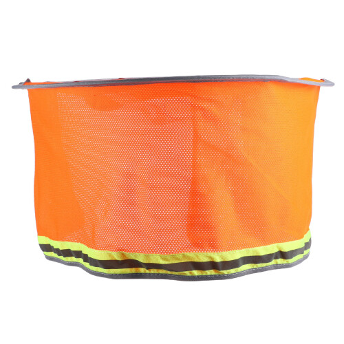 4Pz Arancione Con Protezione Collo E Visiera 1