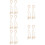 10Pz Banane Macramè in Cotone Beige, Organizer Frutta Casa 11