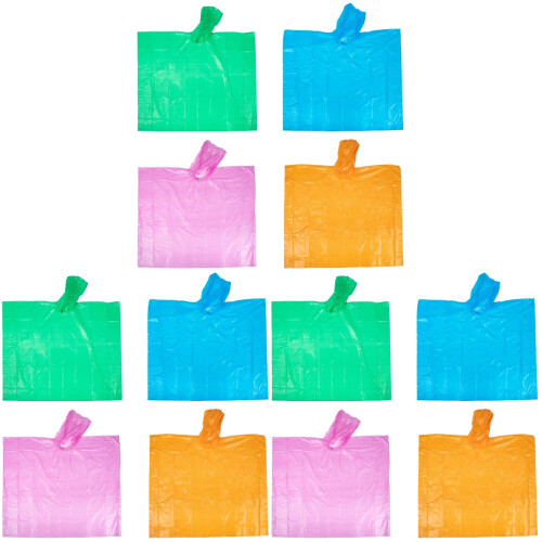 12Pz Poncho Pratici Resistenti in Peva 1