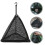 2Pz Borsa Rete Nera PVC Appendibile Per Outdoor 8