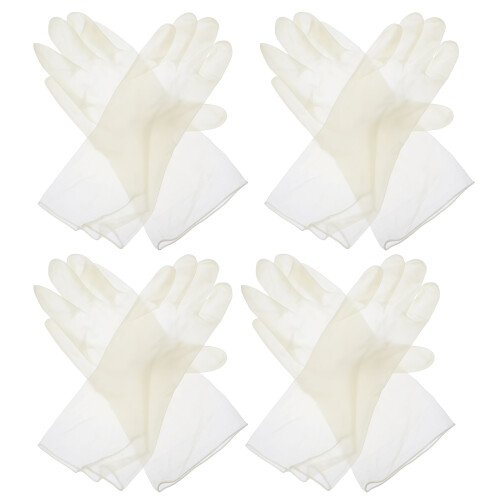16Pares PVC Para E Louça Brancas Reutilizáveis