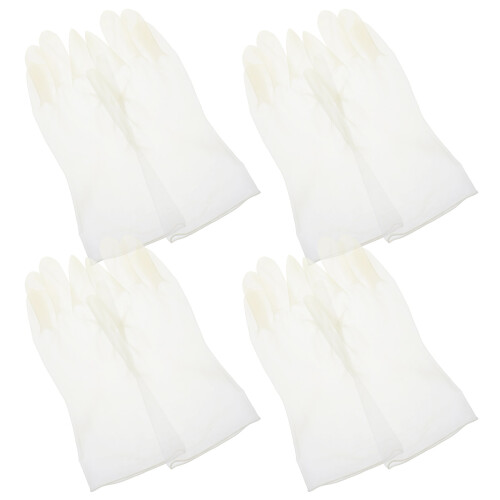 16Pares PVC Para E Louça Brancas Reutilizáveis 2