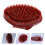 6Pz Spazzola Bagno Massaggio Esfoliante Rosso 9
