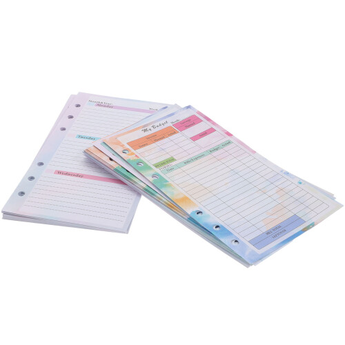 5Conjuntos Notebooks De Orçamento Com Folhas Para Escritório 1
