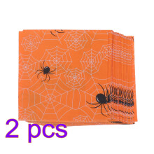 40Szt Halloween Zastawa Jednorazowa Papierowa Pomarańczowa Imprezę