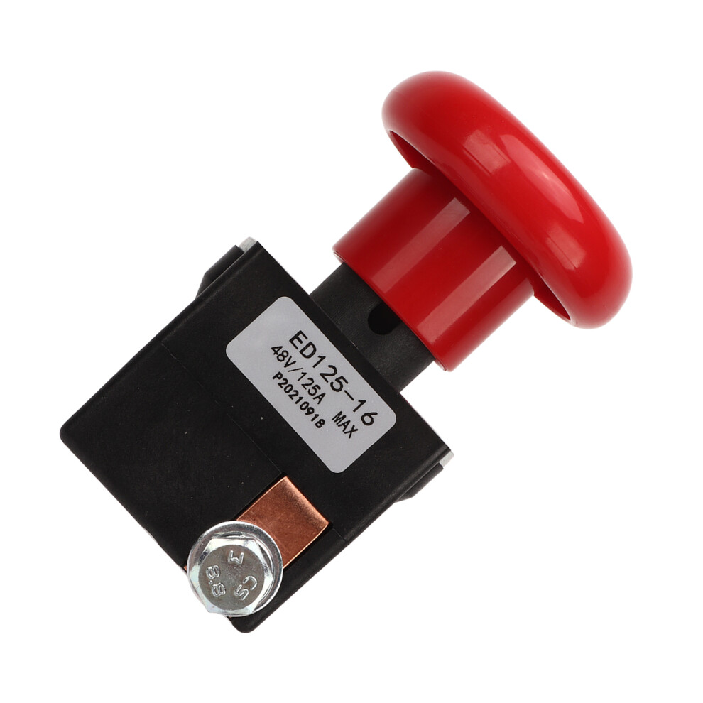 High Strength Ed125â16 48V 125A Emergency Stop Button For Forklifts 7891370893803