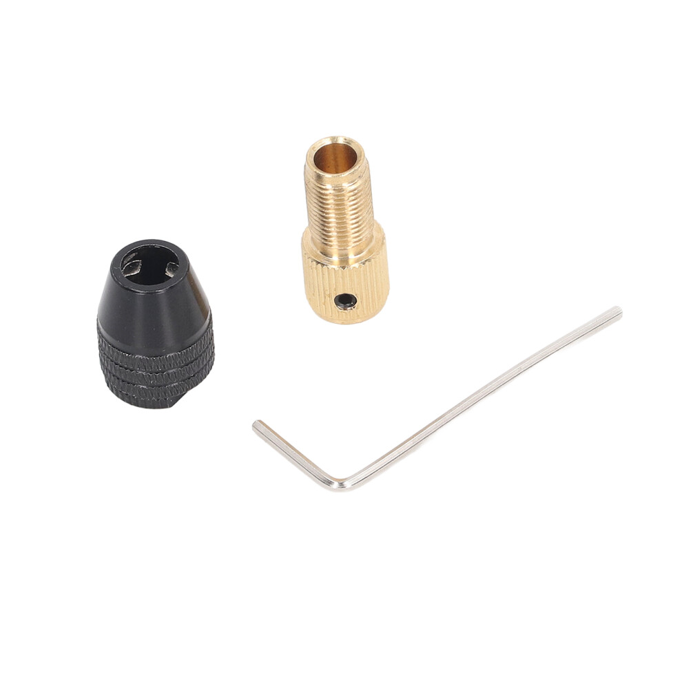 3-Jaw Drill Chuck Set 0.3-3.4Mm Self-Tightening Extension Rod 9411370893757