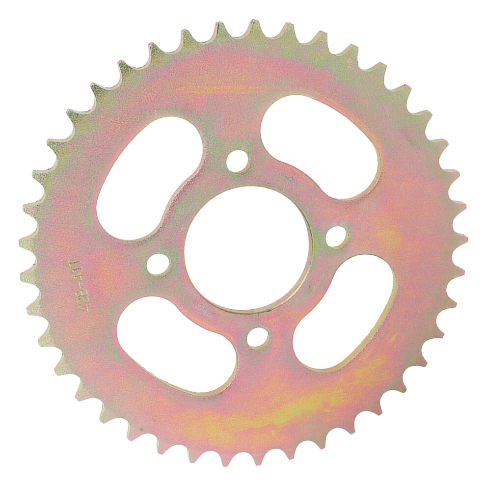 High-Grade Rear Chain Sprocket, Steel Alloy 41 Tooth Upgrade For Diy Karts Atvs Motorcycles, Oil And Corrosion Resistant, Glossy Finish Ensuring Light 9463374538073
