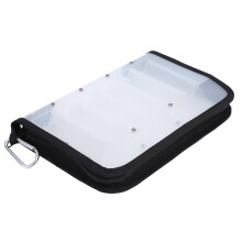 Bait Storage Organizer Waterproof PC Fishing Accessories Container Lightweight Durable Portable Dual Zipper Closure Fishing Tackle Boxes For Hooks