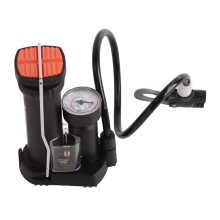 Pompe à pied haute pression avec valve en alliage d'aluminium pour pneus de vélo, gonfleur portable et léger, pompe à pied multi-usages pour