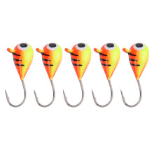 Jig per la pesca sul ghiaccio, esche realistiche per la pesca in acqua dolce e salata, affilatura costante dopo ripetute affilature per la pesca sul