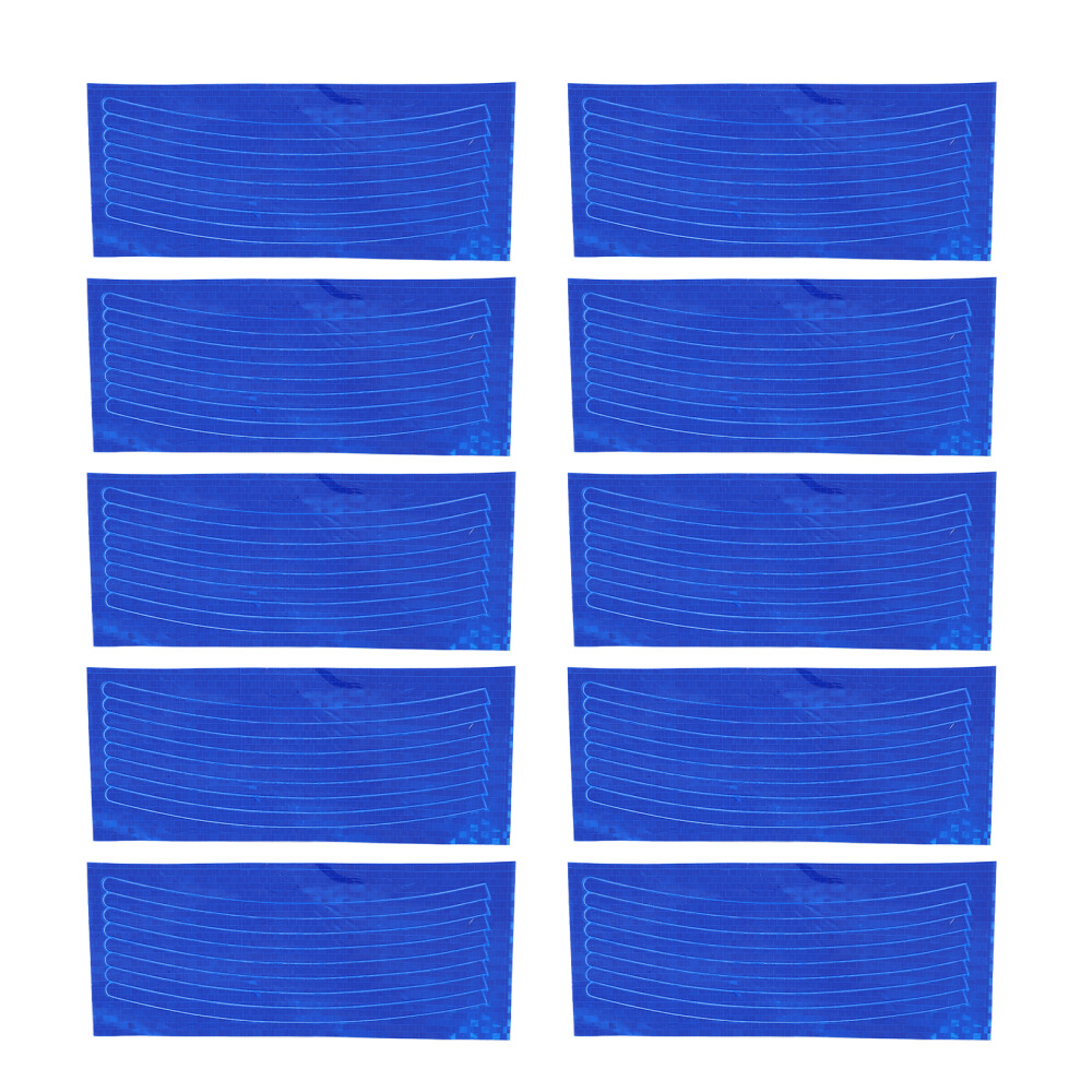 Reflective Wheel Rim Decals Car Tire Strips For Vehicle High Visibility Night Safety Stickers Easy Apply Reflective Wheel Strips For Scooter And Motor 9093122918767