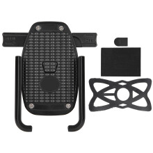 Supporto universale per telefono per manubrio bici, supporto per cellulare da moto regolabile con rotazione a 360, blocco meccanico e cuscinetto in