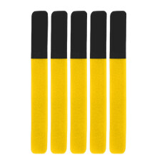 DUUTI 5 pièces Sangles jaunes pour pompe à vélo 18x1,6 cm 7 g